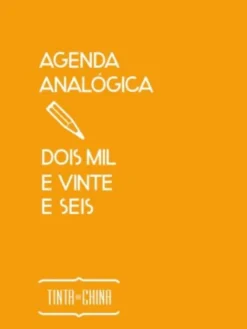 Agenda Analógica 2026 (Amarela)