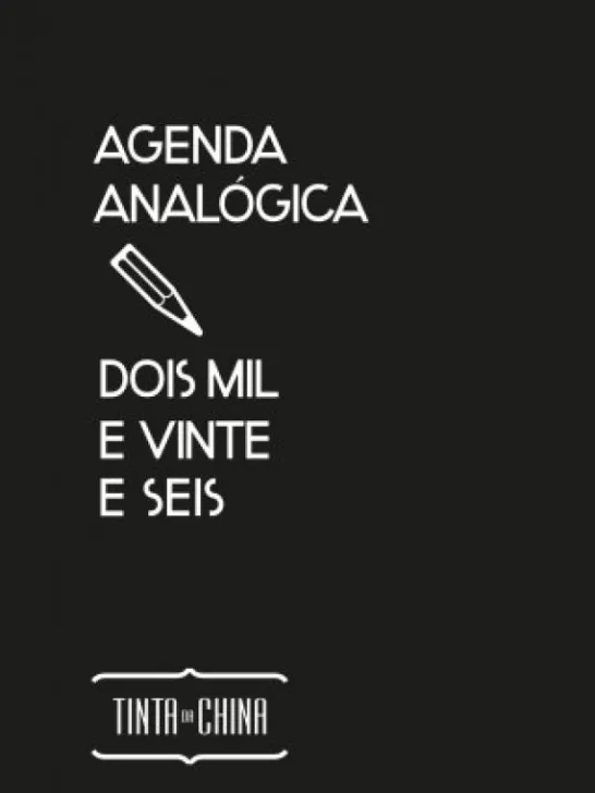 Agenda Analógica 2026 (Preta)