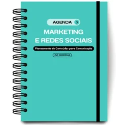 Agenda de Marketing e Redes Sociais (Argolas Perpétua Internacional)