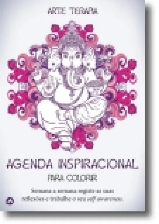 Agenda Inspiracional para Colorir - Elefante