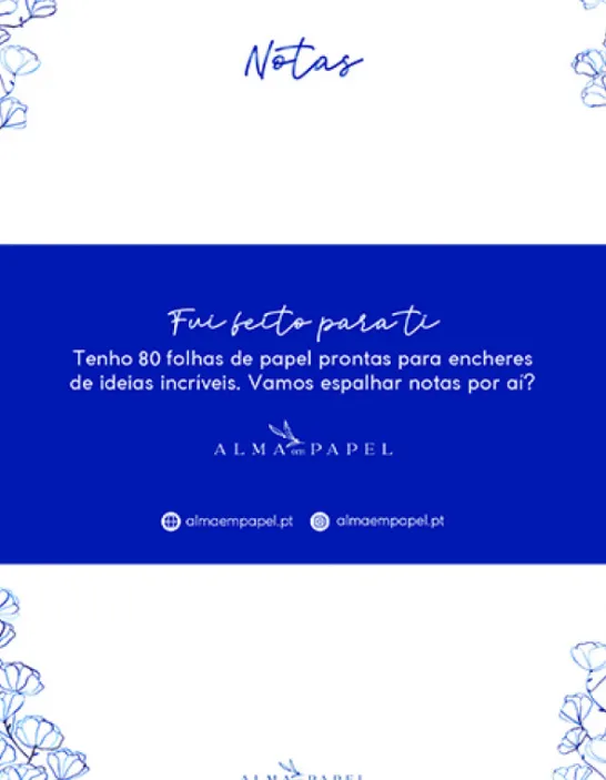 Bloco de Notas Indigo