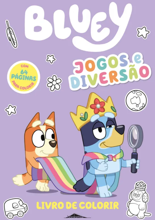 Bluey - Jogos e Diversão - Livro de Colorir