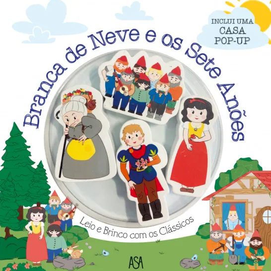 Branca de Neve e os Sete Anões - Inclui uma Casa Pop-Up