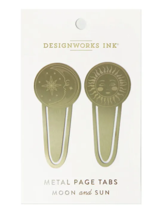 Brass Page Tabs - Celestial