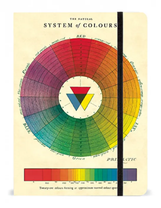 Caderno Grande Cavallini 15x20cm Color Wheel