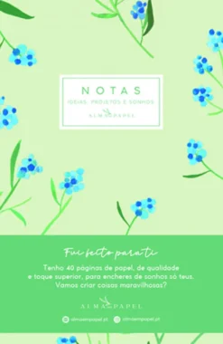 Caderno Hortênsias (Bolso)