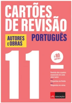 Cartões de Revisão Português - Autores e Obras - 11.º Ano