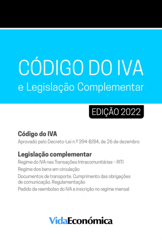 Código do IVA 2022 e Legislação Complementar