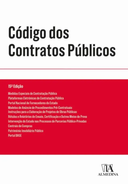 Código dos Contratos Públicos - 15ª Edição