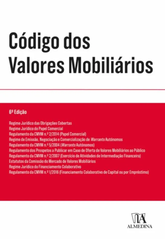 Código dos Valores Mobiliários - 6ª Edição