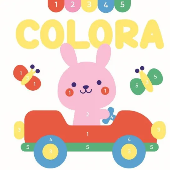 1-2-3-4-5 Colora - Coelho