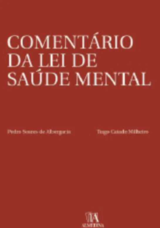 Comentário da Lei de Saúde Mental