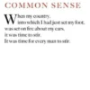 Common Sense