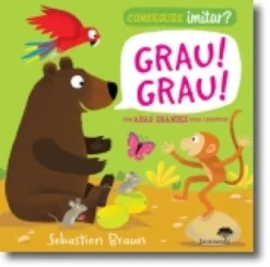 Consegues Imitar? Grau! Grau! Com Abas Grandes para Levantar