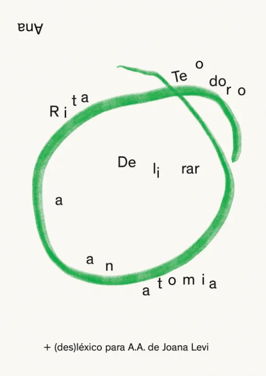 Delirar a Anatomia - Partituras-Poemas de Ana Rita Teodoro + (des)léxico para A.A. de Joana Levi