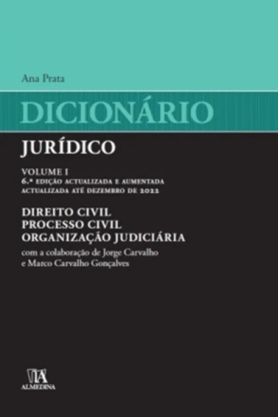 Dicionário Jurídico - Vol. I