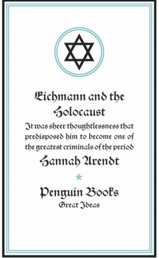 Eichmann and the Holocaust