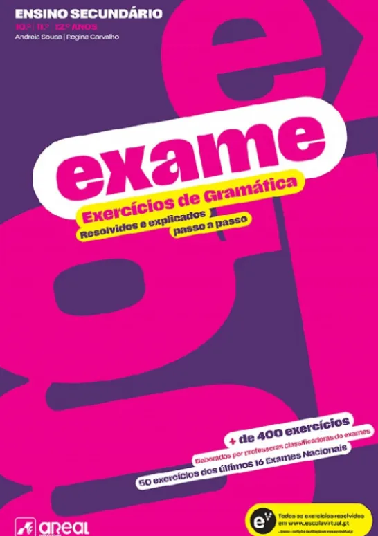 Exame - Exercícios de Gramática 10.º/11.º/12.º