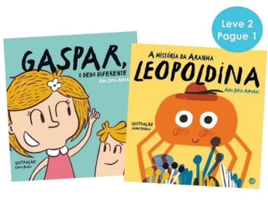 Imaginar e Pasmar - Gaspar, O Dedo Diferente e A Aranha Leopoldina