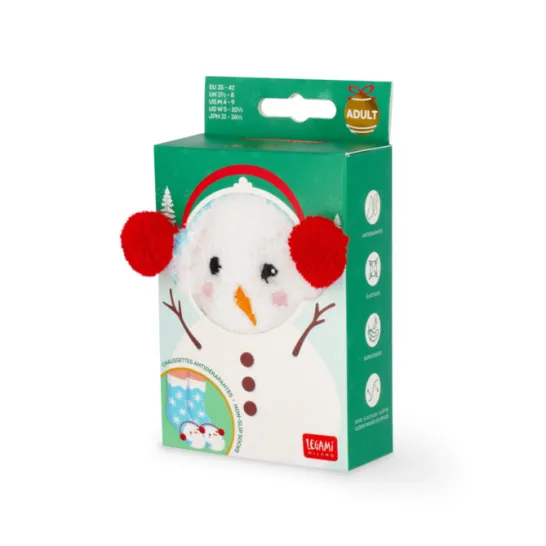 It´s a Match! - Non-Slip Socks - Snowman - Adulto