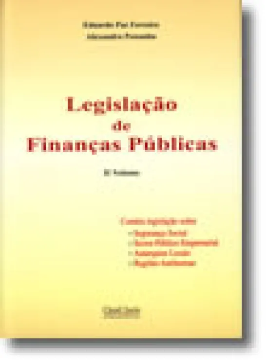 Legislação de Finanças Públicas - II Volume