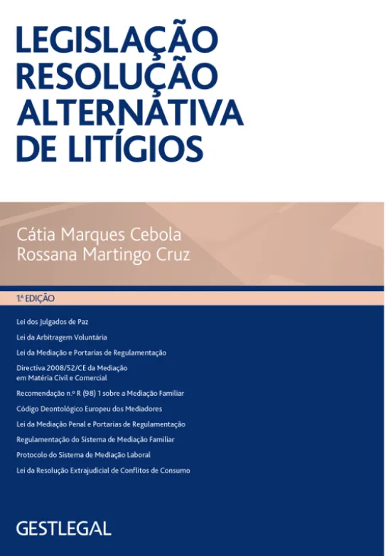 Legislação Resolução Alternativa de Litígios