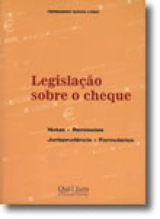 Legislação sobre o cheque