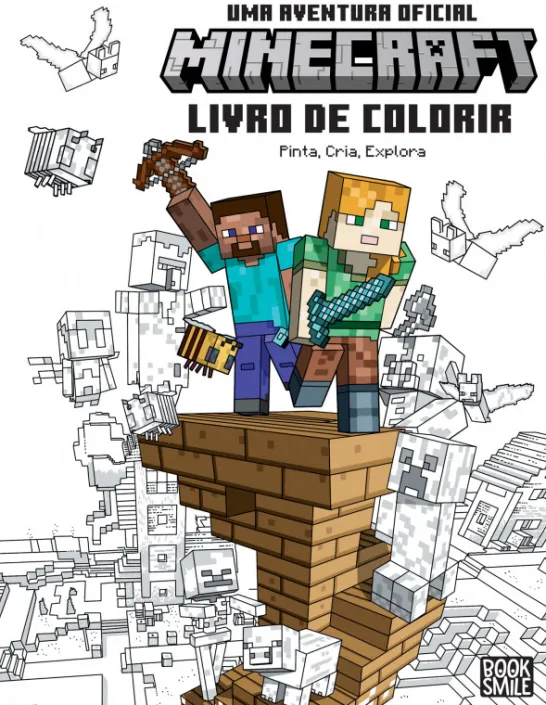 Minecraft - Uma Aventura Oficial - Livro de Colorir