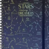 16-Month Diary - 2024/2025 - Large Weekly Spiral Bound Diary - Stars