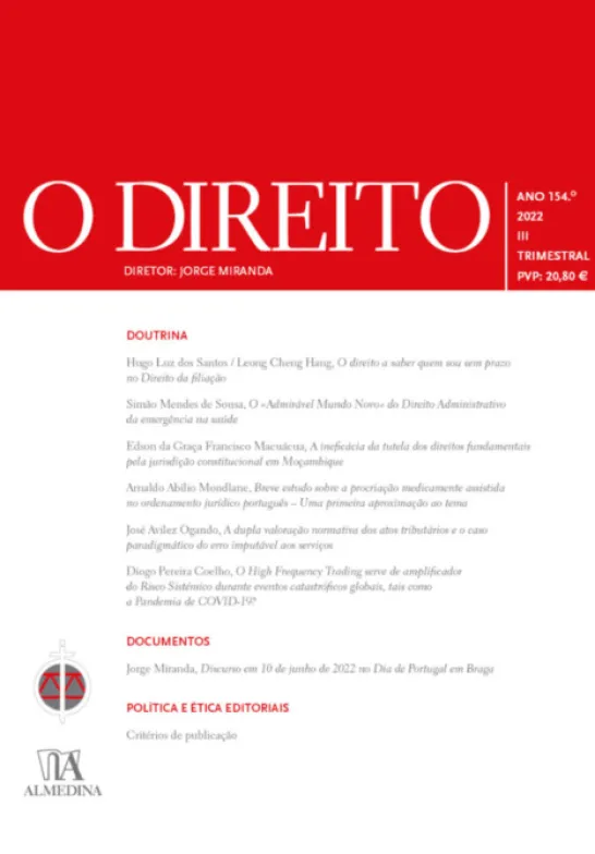 O Direito - Ano 154º - III - 2022