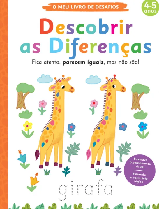 O Meu Livro de Desafios - Descobrir as Diferenças