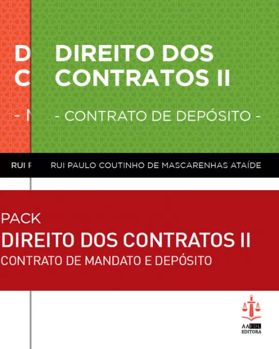 Pack Direito dos Contratos II - Contrato de Mandato e Depósito