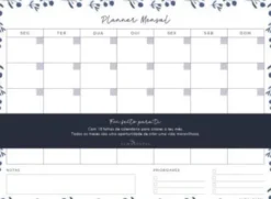 Planner Mensal Azulejo