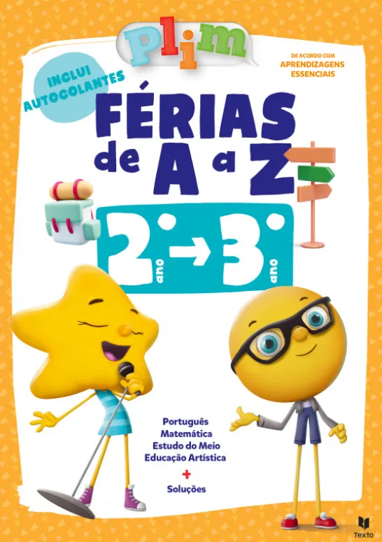 PLIM! Férias de Aa Z - 2.º > 3.º ano 2023