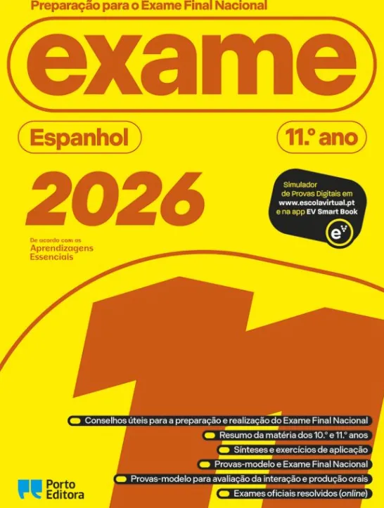 Preparação para o Exame Final Nacional 2026 - Espanhol - Iniciação - 11.º Ano