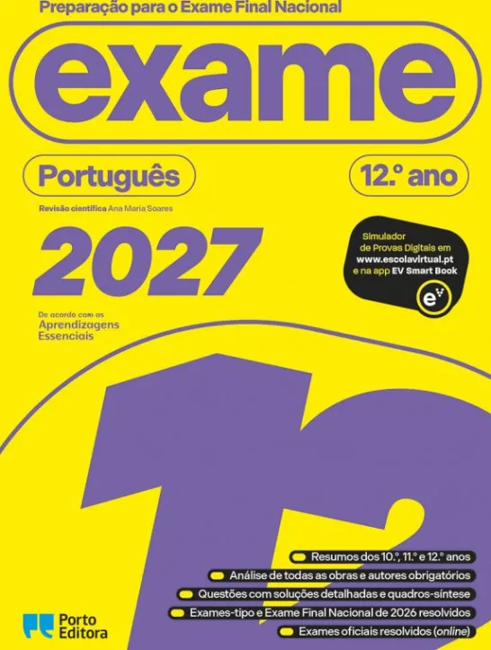 Preparação para o Exame Final Nacional 2027 - Português - 12.º Ano