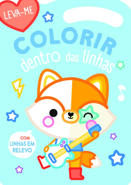 Raposa Azul - Leva-me - Colorir Dentro Das Linhas