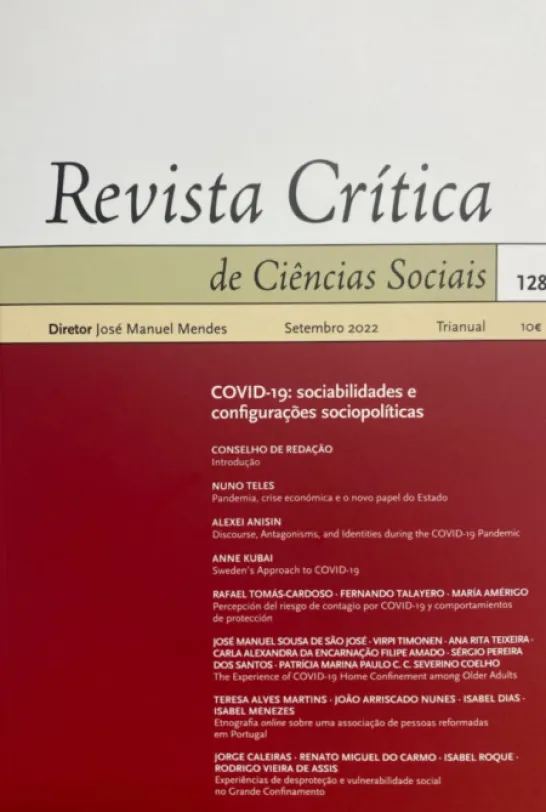 Revista Crítica de Ciências Sociais Nº 128