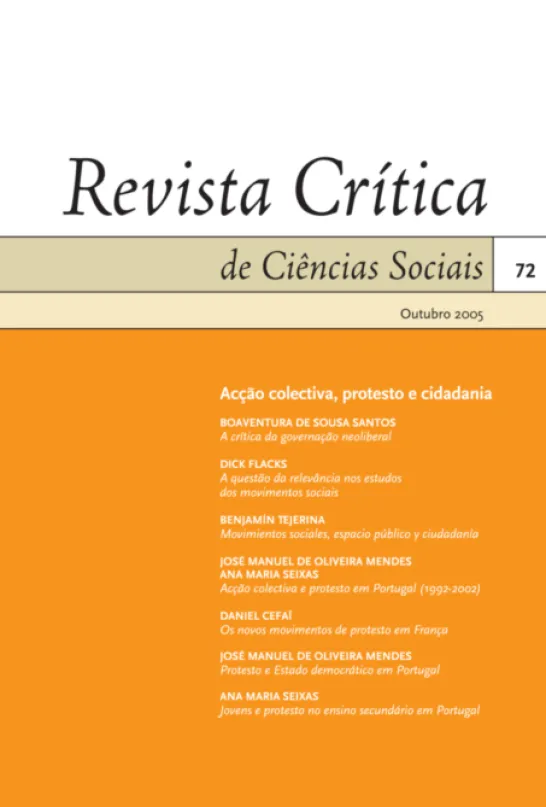Revista Crítica de Ciências Sociais - n.º 72