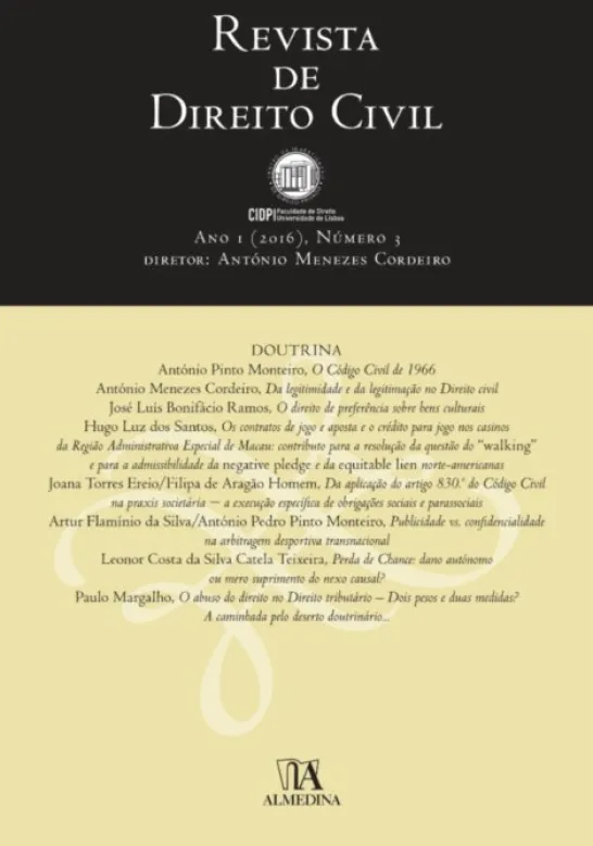 Revista de Direito Civil n.º 3 (2016)