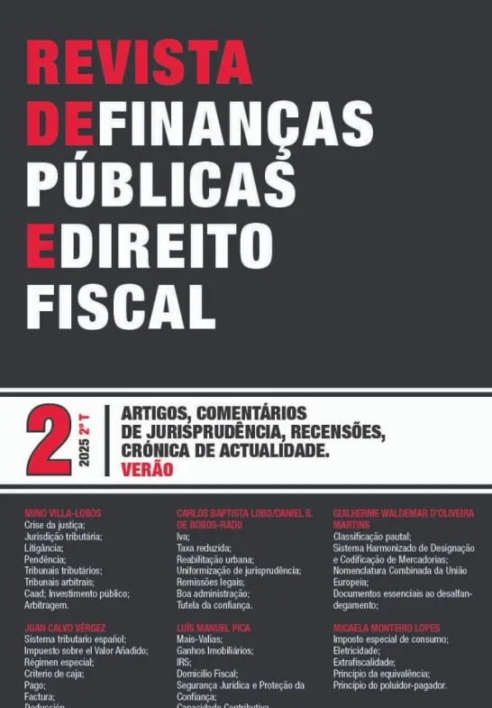 Revista de Finanças Públicas e Direito Fiscal 2025 - 2º
