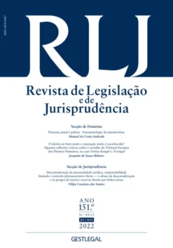 Revista de Legislação e de Jurisprudência - Ano 151.º - N.º 4035