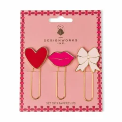 Set of 3 Paperclips - Love