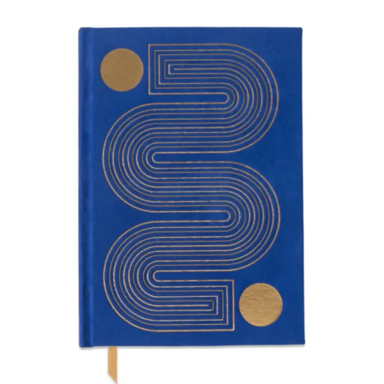 Suedette Hardcover Radiant Journal - Cobalt (FSC Mix Credit)