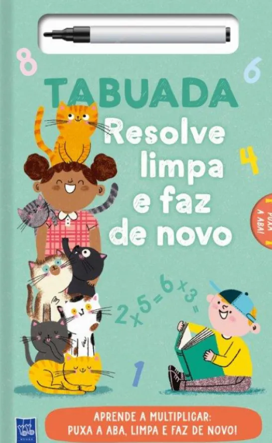 Tabuada 4 - Resolve, Limpa e Faz de Novo