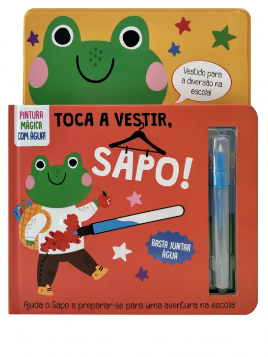 Toca a Vestir, Sapo! - Pintura Mágica com Água