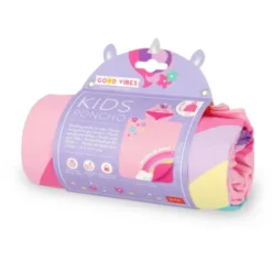Towelling Poncho for Kids - Unicorn