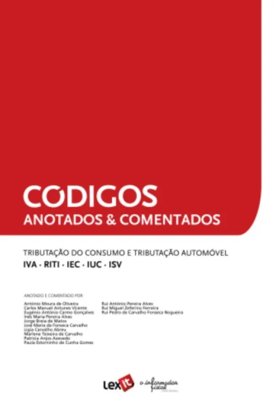 Tributação do Consumo e Tributação Automóvel (IVA/RITI/IEC/IUC/ISV)