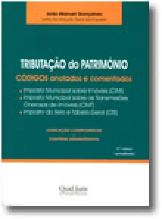 Tributação do Património - Códigos anotados e comentados
