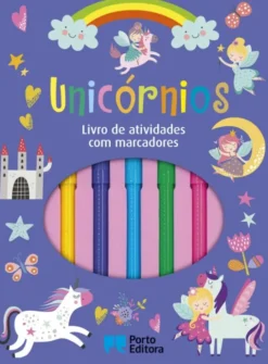 Unicórnios - Livro de Atividades com Marcadores